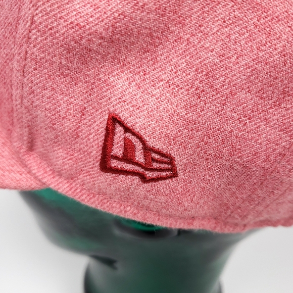 New Era 59Fifty Los Angeles Angels Classic Fitted Hat Red Heather Size 7 1/8 - Picture 8 of 15